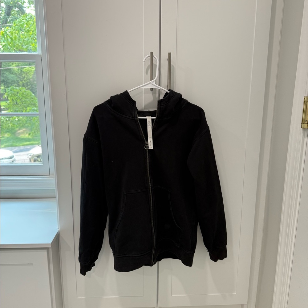 lululemon x Peloton Black Zip-Up Sweatshirt